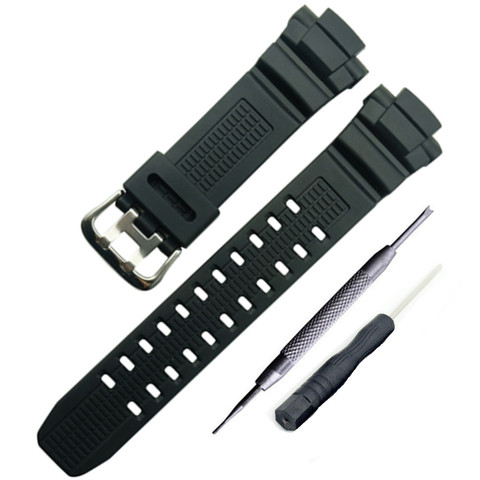 Replacement for CAS109 G-Shock Watch Band Strap Fits GW-3500 GW-3000 GW-2500 G Shock GW-2500B G-1000 G-1100 G-1200 G-1250 G-1500 ► Photo 1/6