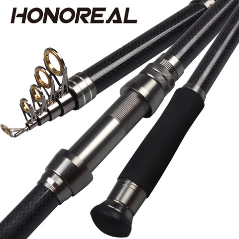 2.1M-3.6M Strong Carbon Fiber Portable rotary superhard  Telescopic Fishing Rod With Fishing Reels High Quality Hand Pole Rod ► Photo 1/6