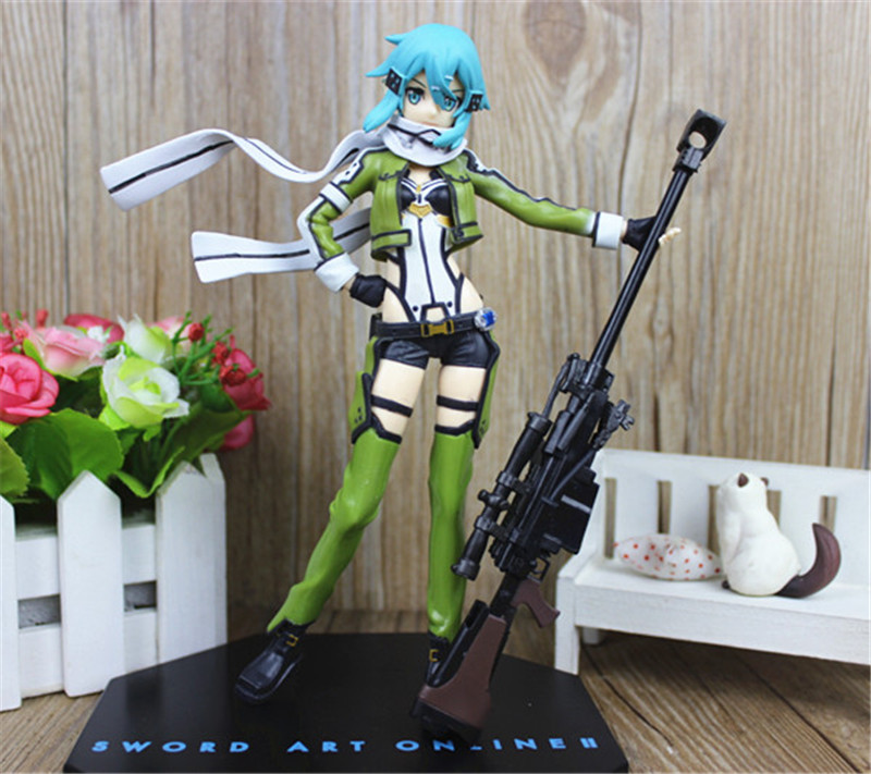 Anime Sword Art Online II Asada Shino Sinon 6" Figma PVC Figure 241 New in Box 
