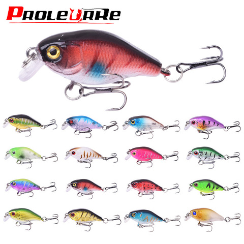 1Pcs Crank Fishing Luress 4.5cm 4.5g Wobblers Crankbaits For Striped Bass Fishing Tackle Hooks Artificial Hard Baits Pesca ► Photo 1/6