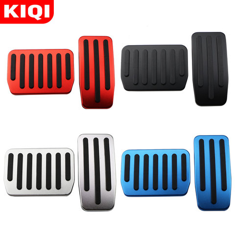 KIQI Car Foot Pedal Fit for Tesla Model 3 2017 2022 Accelerator Gas Fuel Brake Rest Pedal Pads Cover Aluminum Non-Slip ► Photo 1/6