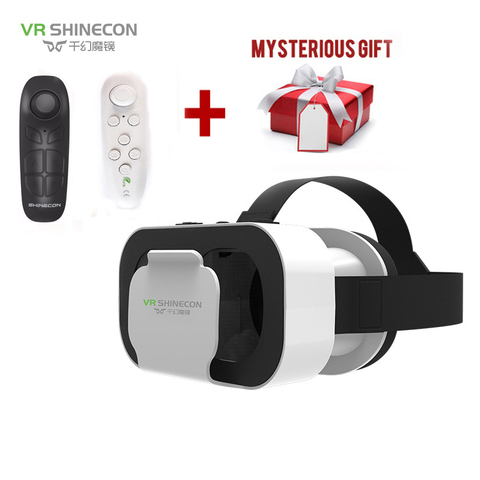 VR SHINECON BOX 5 Mini VR Glasses 3D Glasses Virtual Reality Glasses VR Headset For Google cardboard Smartp ► Photo 1/6