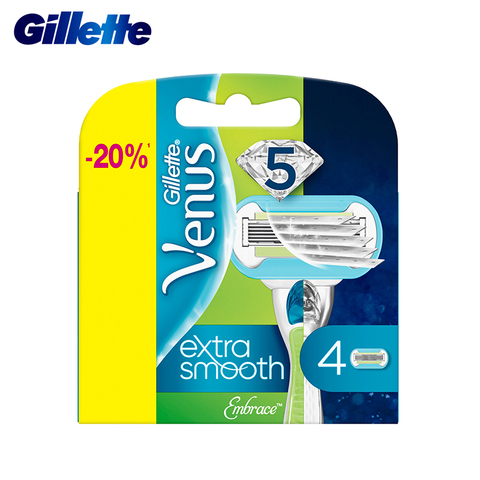 Venus extra smooth cassette 4 PCs Shaving Razor Blades for Men Face Care Classical Stainless Steel Smooth Shaving To Shave Beard Manual Shaver ► Photo 1/5