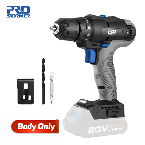 35NM Mini Electric Drill Screwdriver Cordless 20V Screwdriver Household DIY Body Only By PROSTORMER ► Photo 1/6