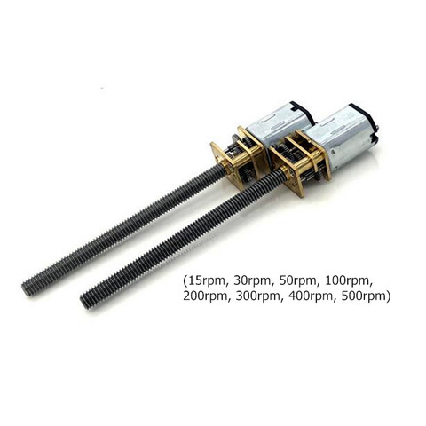 DC 3V 6V 12V Metal Gear Motor N20 Screw Reduction Motor with Gearwheel Stainless Steel Micro Motors for Car Robot Model ► Photo 1/4