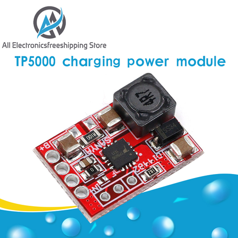 TP5000 4.2V/3.6V 1A Lithium Battery Charging Board Charger Module 4.2V 3.6V LiPo Li-ion Iron Phosphate Battery LED Indicator ► Photo 1/6