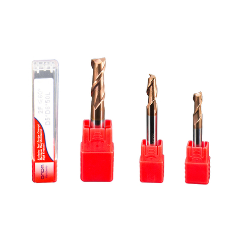 HRC60 2 Flutes End Mill 4mm 20mm Tungsten Steel Straight Shank Milling Cutter CNC Machines Tools Alloy Coating Carbide for Lathe ► Photo 1/5