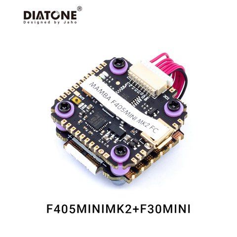 Diatone Mamba  F405 MINI MK2 F30MINI 30A 3-5S ESC Flight Controller Stack/Power Tower F4 FC for FPV Drone  RC Quadcopter ► Photo 1/4