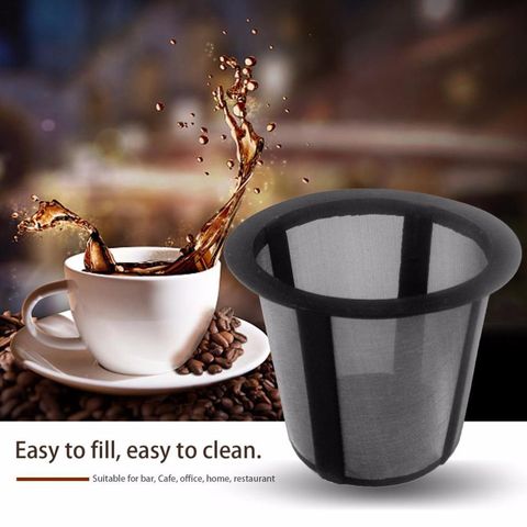 Reusable Stainless Steel Mesh Tea Metal Cup Tea Leaf Filter Coffee Filter Cup Kitchen k-cup For Bar Cafe Office Home Restaurants ► Photo 1/6