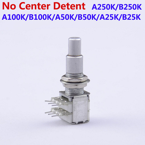 1 Piece GuitarFamily A250K/B250K Stacked Dual Concentric Potentiometer(POT) Without Center Detent ( #1121 ) MADE IN KOREA ► Photo 1/5