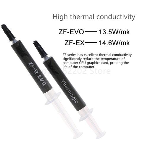 ZF-EVO 13.5W/m k High Performance Thermal Grease Conductive Paste for processor CPU GPU IC Cooler Fan Heatsink Plaster ► Photo 1/6