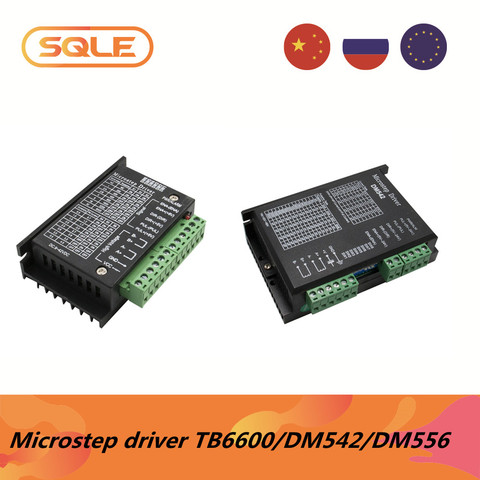 Microstep Motor Driver TB6600 9-42V 4A / DM542 20-50V 4.2A / DM556 20-50V 5.6A stepper motor driver for Nema17 Nema23 Nema24 ► Photo 1/6