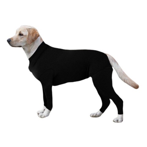 Tight Dog Clothes Solid Dog Jumpsuit 4-legged Pajamas Coat Nursing Clothes Bodysuit Thin clothes For Pet Big Dog ► Photo 1/6