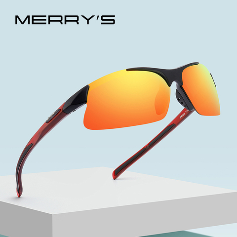 MERRYS DESIGN Men Polarized Outdoor Sports Sunglasses Women Half Frame Goggles Glasses For Running UV400 Protection S9026 ► Photo 1/6