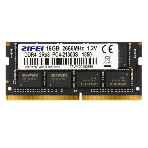 ZIFEI DDR4 8GB 4GB 16GB 32GB 2133 2400 2666 MHz so dimm SDRAM laptop Memory RAM ► Photo 1/6