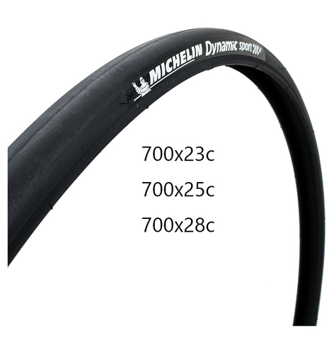 1pc Michelin Bike Tires Dynamic Sport Ultralight Slicks 700*23C Road Bike Tire 700C 23C/25C/28C Black Bicycle Tire Bike Parts ► Photo 1/6