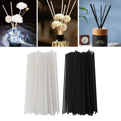 100Pcs 19cmx3mm Fiber Sticks Diffuser Aromatherapy Volatile Rod for Home Fragrance Diffuser Home Decoration   Drop Ship ► Photo 1/6