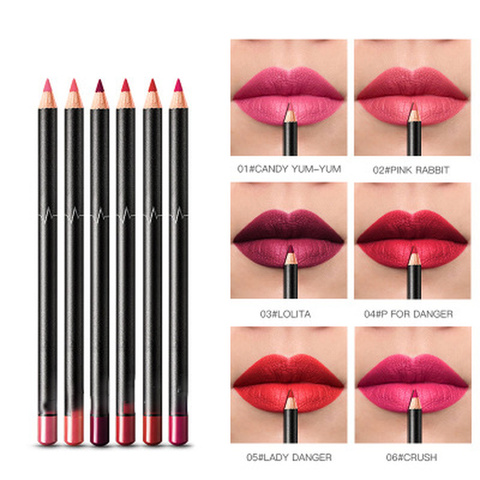 6pcs Lip Liner Pencil Nude Matte Lipliner Cosmetic Lipstick Professional Waterproof Lady Charming Lasting Lip Liner Makeup Kit ► Photo 1/3