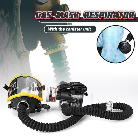 Protective Electric Constant Flow Supplied Air Fed Full Face Gas Mask Respirator System respirator Mask Workplace Safety Supplie ► Photo 1/6