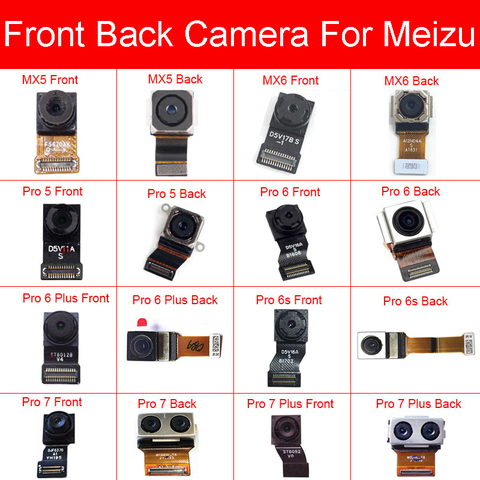 Front & Rear Main Camera For Meizu MX5 MX6 Pro 5 6 6s 7 Plus Back Big Samll Camera Flex Ribbon Cable Replacement Repair Parts ► Photo 1/6