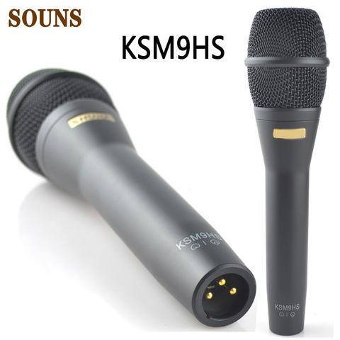Microphone KSM9HS,Wired dynamic cardioid professional vocal microphone ,KSM9,KSM9HS for studio,karaoke,gaming,PC ► Photo 1/6