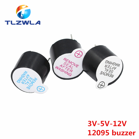 10PCS 12095 Active Buzzer Alarm 3V 5V 12V 12*9.5mm Sounder speaker Buzzer ► Photo 1/5