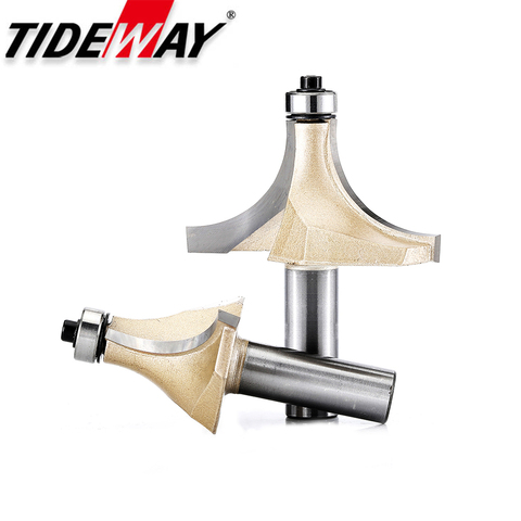 Tideway Corner Round Over Router Bit with Bearing for Wood Woodworking Tool Tungsten Carbide Milling Cutter CNC End Mill Cutters ► Photo 1/6