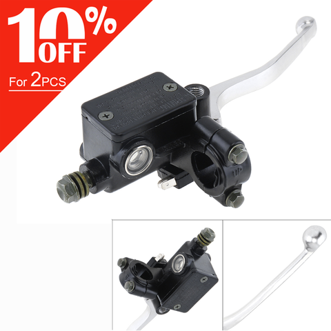 Right Side 22MM M10 Motorcycle Upper Front Brake Clutch Master Cylinder CNC Clutch Pump Reservoir Pump Lever Fit for Honda Suzuk ► Photo 1/6