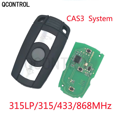 QCONTROL remote Key  315MHz 315LP 433MHz 868MHz for BMW 3 5 Series X1 X5 X6 Z4 E60 E70 E71 E91 E92 CAS3 With ID7945/7953 Chip ► Photo 1/3