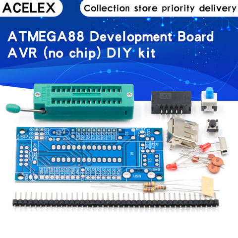 ATMEGA8 ATMEGA48 ATMEGA88 Development Board AVR (NO Chip) DIY Kit ► Photo 1/6