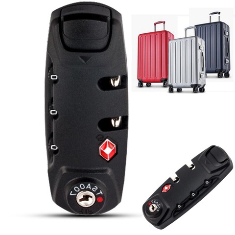 3 Digit Password Steel Wire Security Lock Suitcase Luggage Coded Cupboard Cabinet Locker Padlock ► Photo 1/6