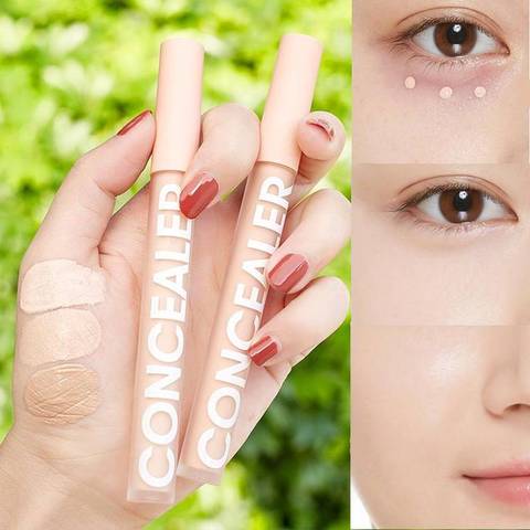 Eyes Face Concealer Liquid Cover Dark Circles Acne Natural Make up Effect Anti cernes Base Foundation Cream Makeup Cosmetics ► Photo 1/6