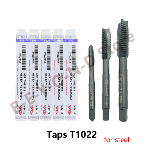 Original YG-1 Taps T1022 M2 M5 M8 M10 M12 Tip Tap Machining of Carbon Steel and Alloy Steel Excellent Chip Removal 1pcs/5pcs ► Photo 1/6