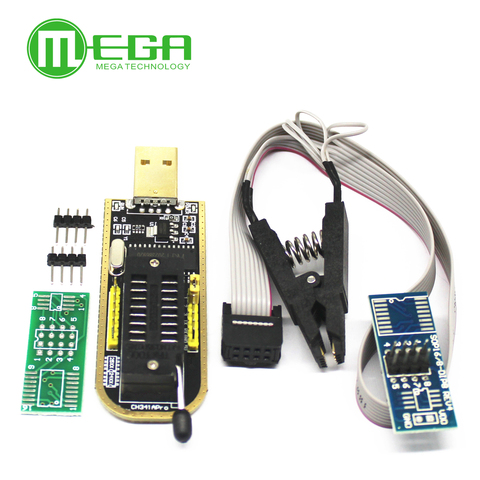 Disorder do not do circulation CH341A 24 25 Series EEPROM Flash BIOS USB Programmer Module + SOIC8 SOP8  Test Clip For EEPROM 93CXX / 25CXX / 24CXX DIY KIT - Price history & Review  | AliExpress Seller - Mega Semiconductor CO., Ltd. | Alitools.io