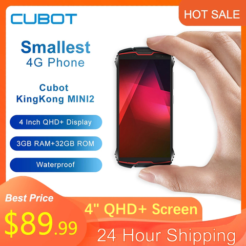 Cubot KingKong MINI 2 Rugged Phone Face ID 3GB+32GB 4G LTE 4