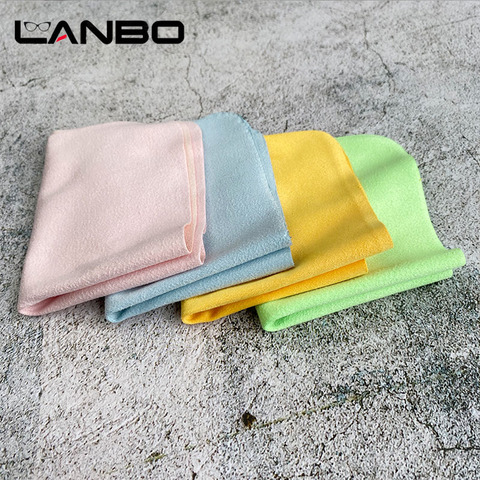 10 pcs/lots Eyeglasses Chamois Glasses Cleaner 150*180mm Microfiber Glasses Cleaning Cloth For Lens Phone Screen Cleaning Wipes ► Photo 1/6