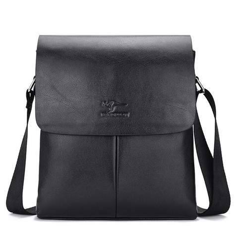 Luxury Brand Leather Shoulder Bag For Men Business Crossbody Bags High Quality Casual Travel Small Flap Male Messenger Bag IPAD ► Photo 1/6