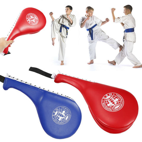 Children Taekwondo Kick Pad Target Karate Boxing Kids Training Practise Leather Hitting Target Safety Equipment ► Photo 1/6