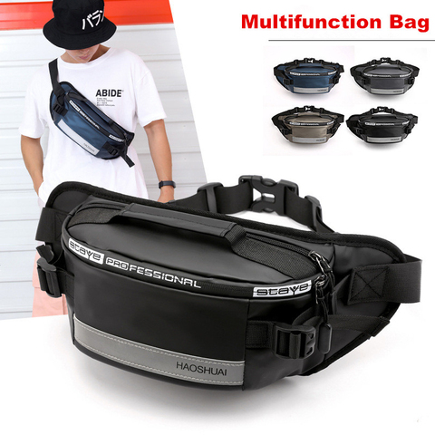 Waterproof Light-weight Motorcycle Bag Men Multifunction Waist Bag Motorcycle Riding Cycling Fashing Hiking Outdoor Shoulder Bag ► Photo 1/6