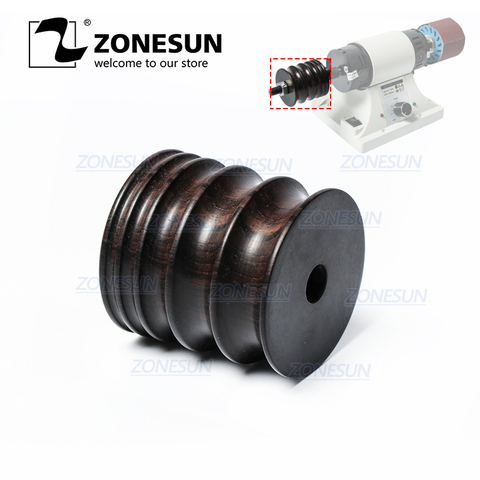 ZONESUN Leather Edge Polisher For Leather Burnishing Machine Ebony Wood Edge Polishing Slicker Leather Tip Side Border Polisher ► Photo 1/5