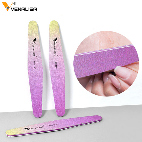 Venalisa Nail File 100/180 Nail Buffer 1piece Nail Tool For Manicure Pedicure Gel Polish Cuticle Remover Nail Art Accessories ► Photo 1/6