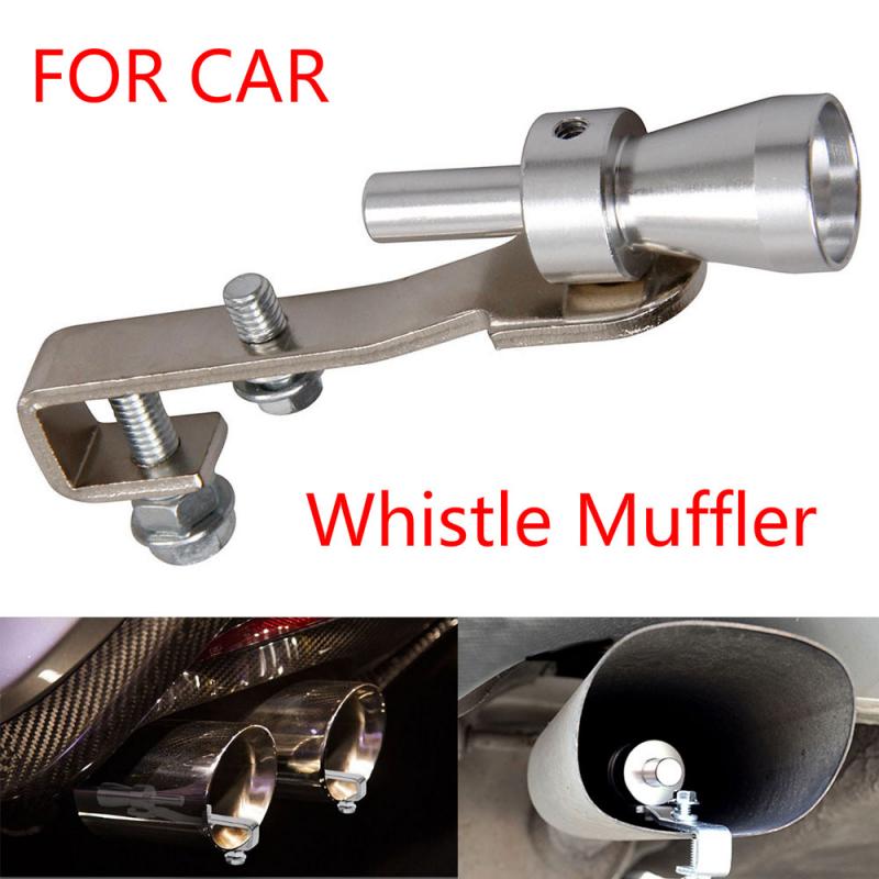 S Size 18mm Motorbike Car Exhaust Tip Fake Turbo Whistle Pipe Sound Exhaust  Muffler Blow Off Valve Universal Simulator Whistler - Price history &  Review, AliExpress Seller - JIRO Accessories Store