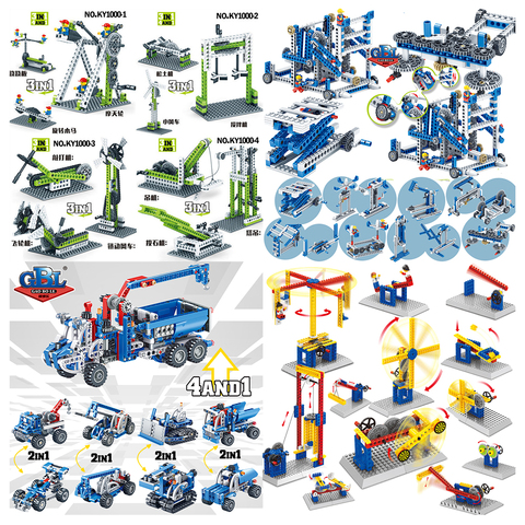 technic parts 500 gram Random Bulk sets diy mechanic gears truck crane building blocks physics wheels science education creator ► Photo 1/6