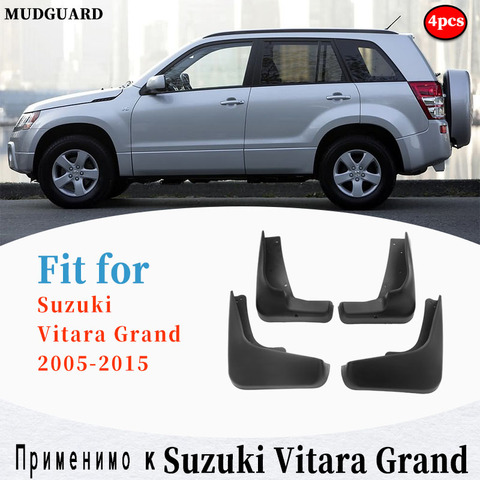 FOR Suzuki Vitara Grand 2005-2015 Mudguards Fender Mud Flap Guards Splash Mudguard Fenders Mudflaps car accessories auto 4pcs ► Photo 1/6