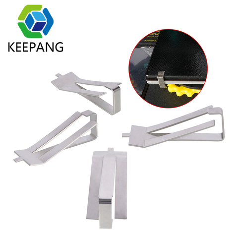 4pcs Stainless Steel Glass Heatbed Clip Clamp Ultimaker UM Hotbed Glass Plate fixing clip Heated Platform Retainer ► Photo 1/6