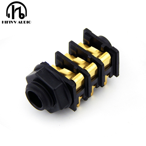 Hifivv audio NRJ6HF-1-AU Headset gold-plated socket socket 6.35mm Female Stereo Microphone headphone socket a lot 2pcs ► Photo 1/6