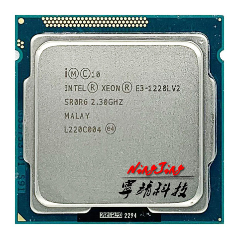 Intel Xeon E3-1220LV2 E3 1220L V2  2.3 GHz Two-Core CPU Processor 3M 17W LGA 1155 ► Photo 1/1