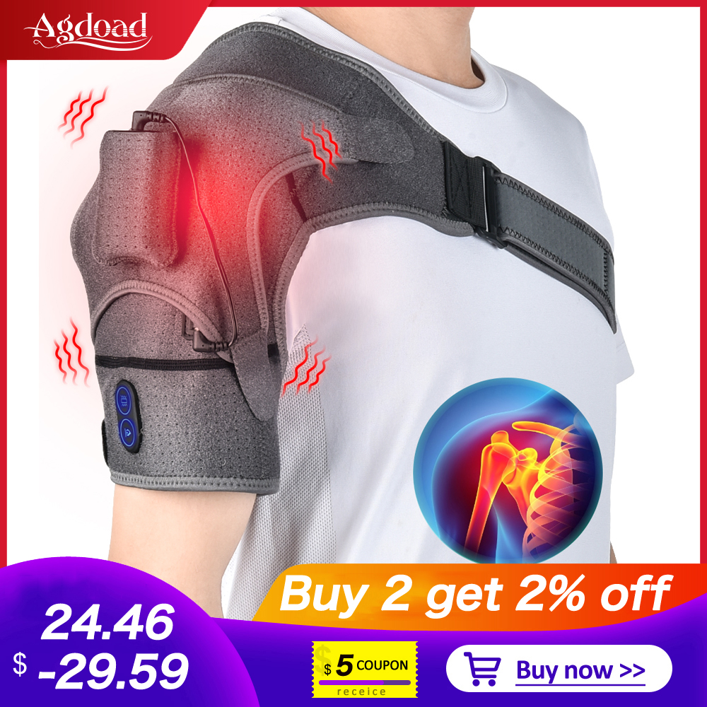 Hot Electric Massager Shawl Heating Pad Adjustable Frozen Arm Shoulder  Bursitis Tendinitis Shoulder Heat Therapy Brace Massager - Braces &  Supports - AliExpress