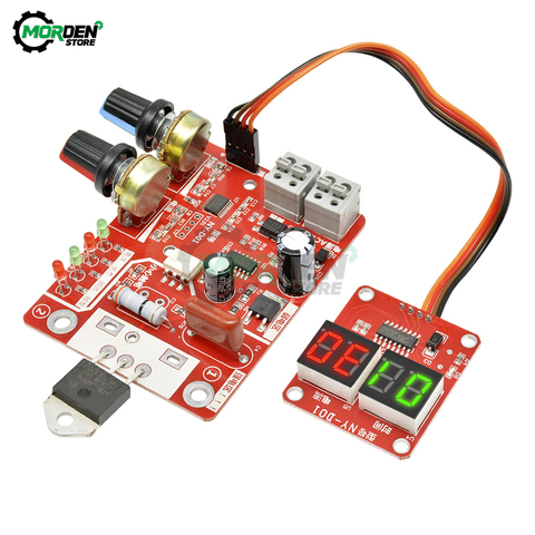 40A 100A Digital Spot Welding Machine Time & Current Control display Spot Welder AC 110V 220V to 9V Transformer Controller Board ► Photo 1/6