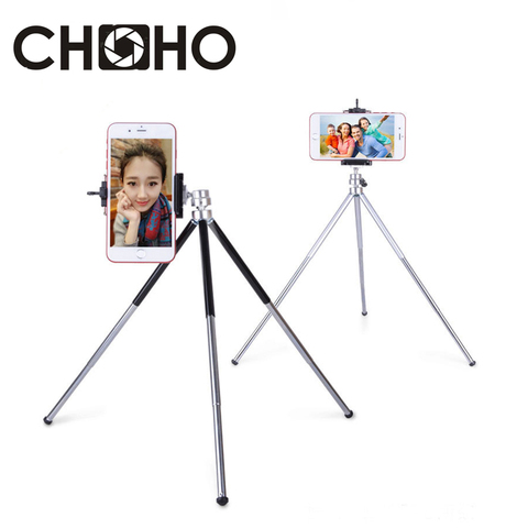 Aluminum Mini Tripod light Table Stand Extendable 3 Joint tripode Phone Holder Vlog Selfie For Digital Camera Cellphone iPhone ► Photo 1/6